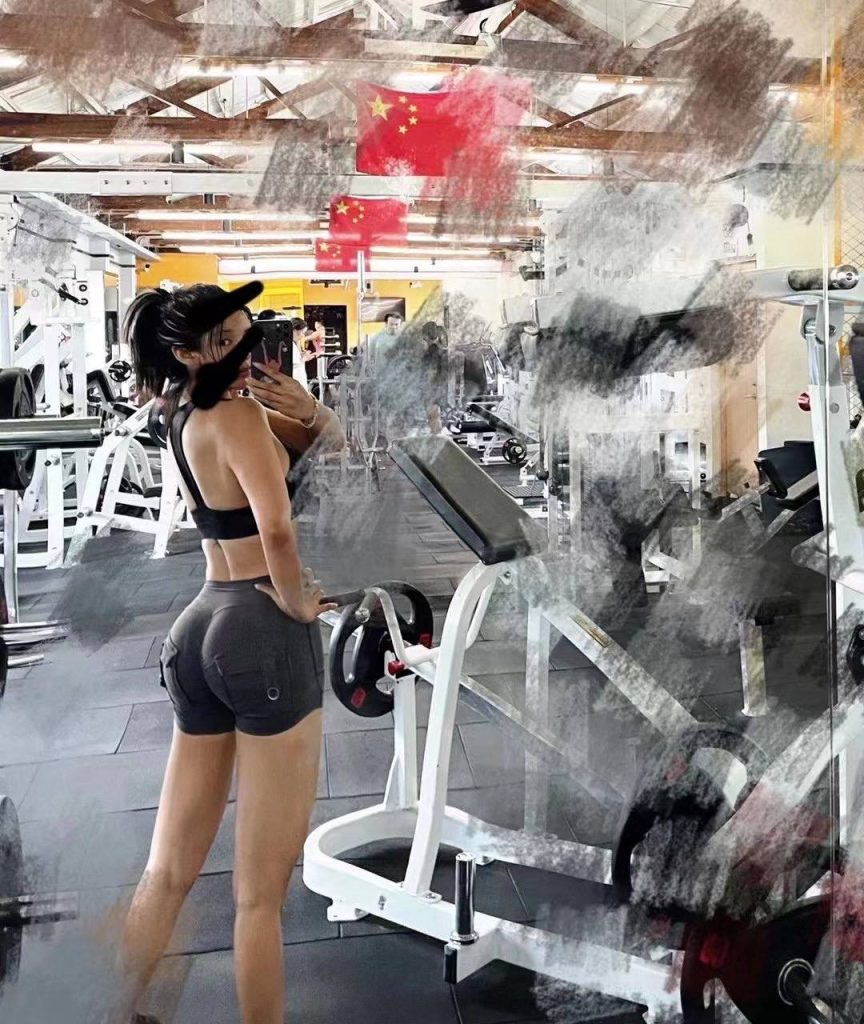 上海外围 混血模特健身博主 完美蜜桃臀马甲线 4 1000028618